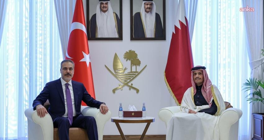 Dışişleri Bakanı Hakan Fidan, Katar Başbakanı ve Dışişleri Bakanı Şeyh