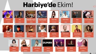 İstanbul’un simge mekânlarından Harbiye Cemil Topuzlu Açık Hava Tiyatrosu, ekim