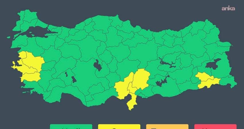 İçişleri Bakanlığı, bu gece ve yarın sabah saatleri bazı bölgelerde etkili olacak