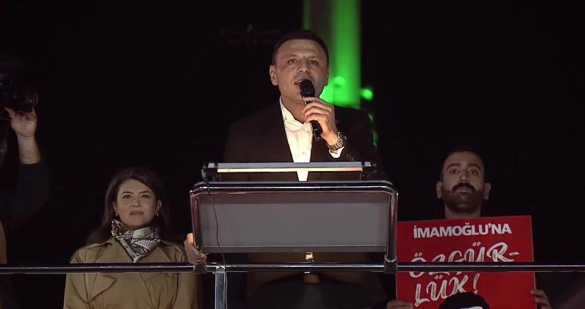 CHP'nin tutuklu Cumhurbaşkanı adayı Ekrem İmamoğlu, "Milletten korkanlar, milletten kaçanlar