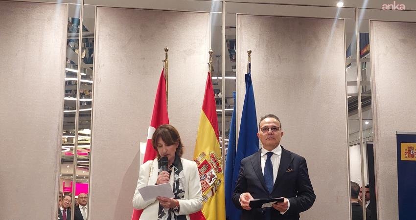 İspanya'nın Ankara Büyükelçisi Cristina Latorre Sancho, İspanya Milli Günü dolayısıyla düzenlenen