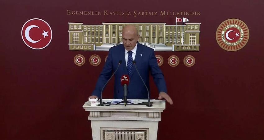 İYİ Parti Grup Başkanvekili Tuhan Çömez, Cumhurbaşkanı Recep Tayyip Erdoğan’ın