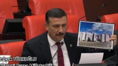 İYİ Parti Bursa Milletvekili Selçuk Türkoğlu, TBMM Genel Kurulu'nda yaptığı