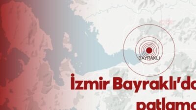 İzmir’in Bayraklı ilçesine bağlı Doğançay Mahallesi’nde meydana gelen patlamada iki