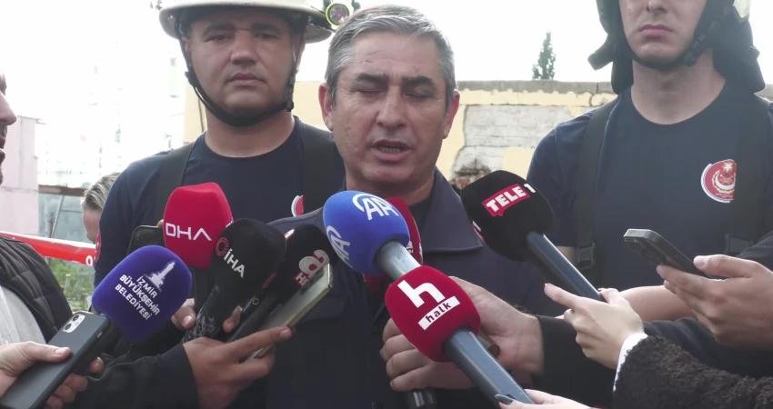 İzmir'in Bayraklı ilçesi Doğançay Mahallesi 7197 Sokak'taki müstakil bir binada meydana