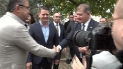 İzmir Büyükşehir Belediye Başkanı Cemil Tugay, Bademler Köyü Tarımsal Kalkınma