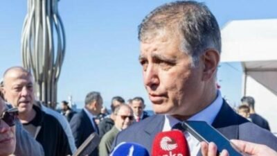 İzmir Büyükşehir Belediye Başkanı Cemil Tugay, Harmandalı’ndaki çöp tesisine yönelik