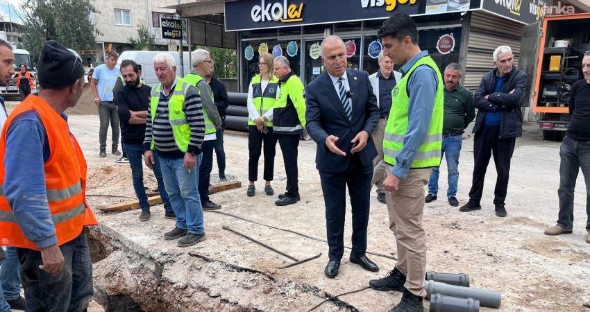 İzmir Büyükşehir Belediyesi İZSU Genel Müdürlüğü’nün Gaziemir’in Sarnıç Mahallesi’nde 205