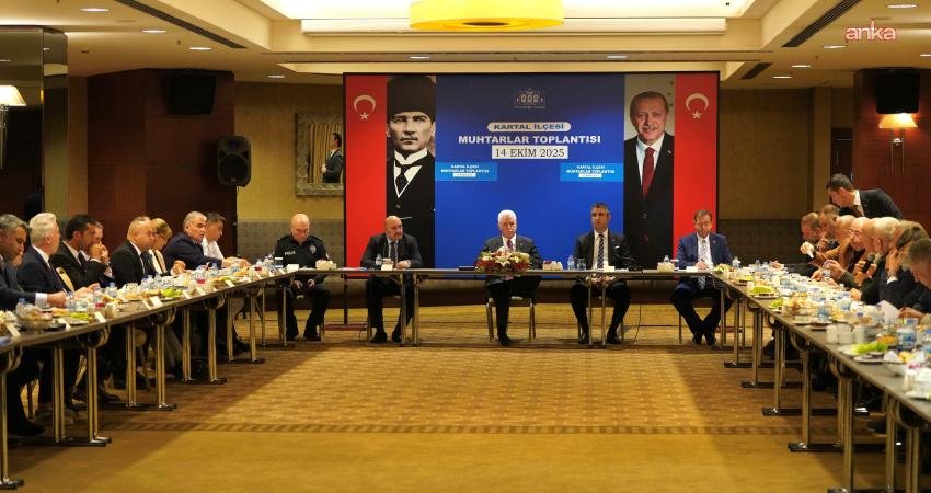 Kartal Belediye Başkanı Gökhan Yüksel, İstanbul Valiliği koordinasyonunda gerçekleştirilen muhtarlar