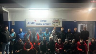 Kartal Belediyesi Afet İşleri Müdürlüğü bünyesinde görev yapan K-9 ekibi,