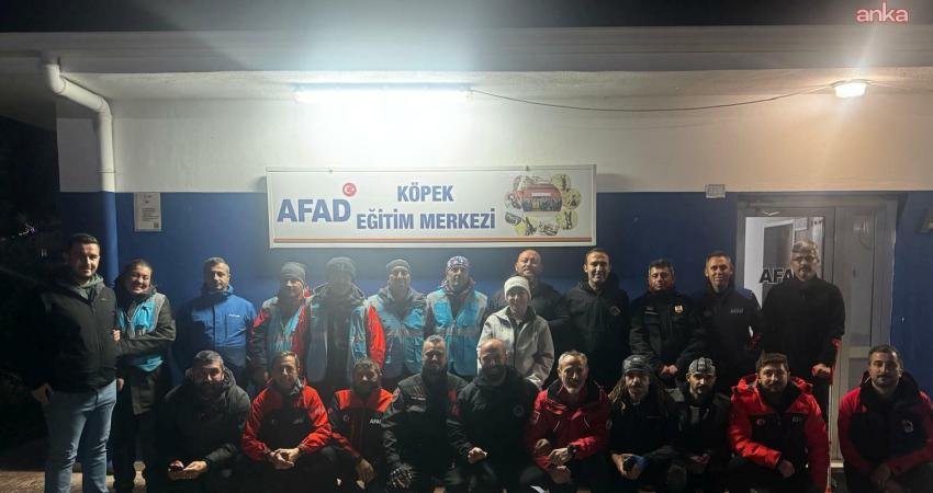 Kartal Belediyesi Afet İşleri Müdürlüğü bünyesinde görev yapan K-9 ekibi,