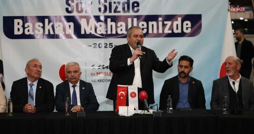Keçiören Belediyesi’nin "Söz Sizde, Başkan Mahallenizde, Çözüm Bizde" sloganıyla düzenlediği