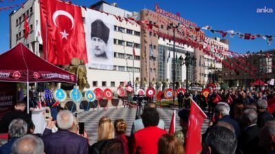 Cumhuriyet’in 102’nci yıl dönümü dolayısıyla Keçiören’de düzenlenen kutlama programı, Keçiören