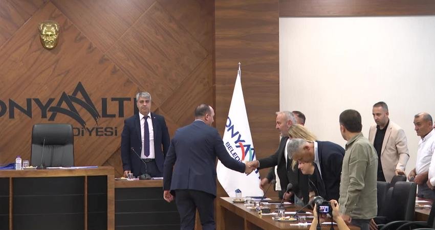 Konyaaltı Belediye Başkanı Cem Kotan başkanlığında gerçekleşen ve ilçede görev
