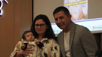 Kuşadası’nda, SMA Tip 1 hastası 2,5 aylık Teoman Çiftçi’nin gen