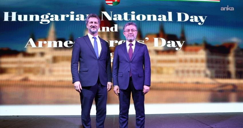 Macaristan'ın Ankara Büyükelçisi Viktor Matis, Macaristan Milli Günü dolayısıyla düzenlenen