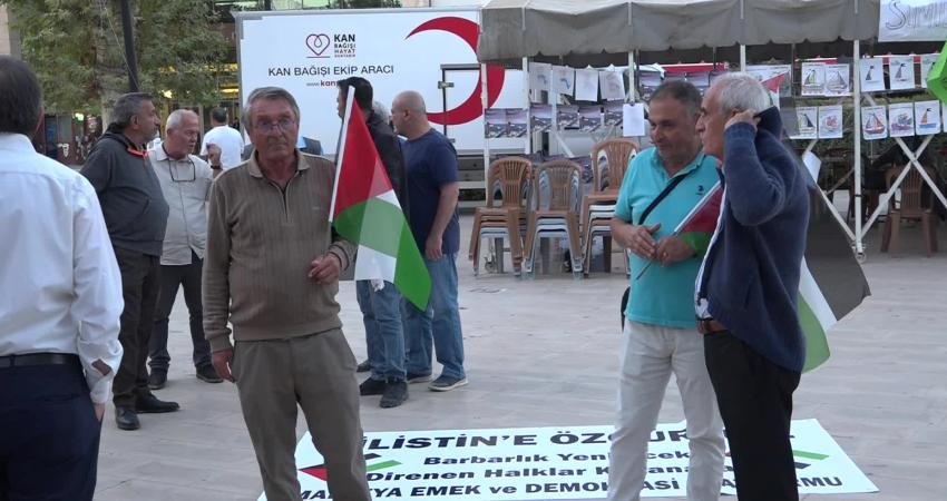 İsrail ordusunun, Gazze’ye insani yardım götüren, uygulanan ablukayı kırmayı hedefleyen
