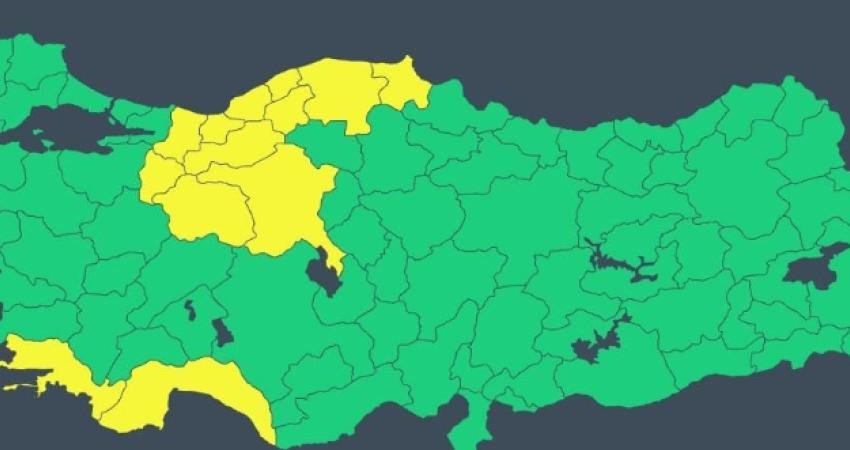Meteoroloji’den birçok il için sağanak ve fırtına uyarısı İçişleri Bakanlığı, Meteoroloji Genel Müdürlüğü'nden alınan son verilere dayanarak 28