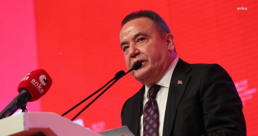 Tutuklu Antalya Büyükşehir Belediye Başkanı Muhittin Böcek, CHP Antalya 39. Olağan İl