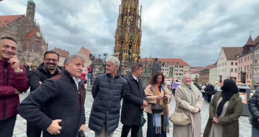 Nürnberg’de düzenlenen “Nürnberg Tarihinde 600 Yıllık Türkler” tanıtım gezisinde, araştırmacı