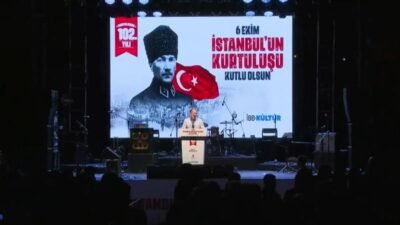 6 Ekim İstanbul’un Düşman İşgalinden Kurtuluşu" programına mesajla katılan CHP