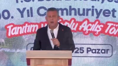 CHP Genel Başkanı Özgür Özel, Bolu Belediyesi’nin hizmet binalarının açılış