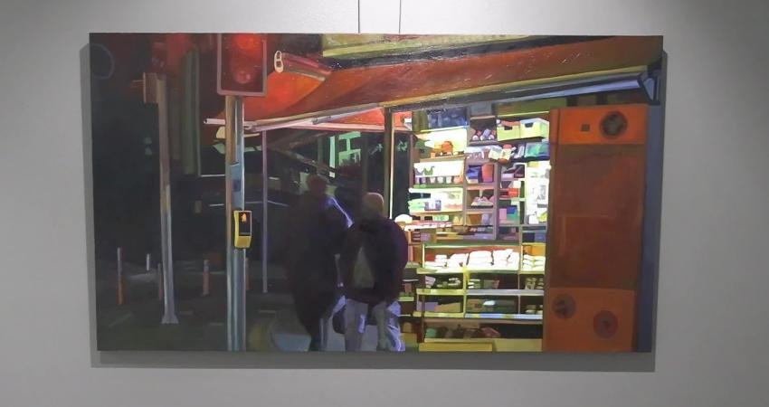 Ressam Sanem Altaylı'nın GRİ resim sergisi yarın Galeri Soyut Çankaya