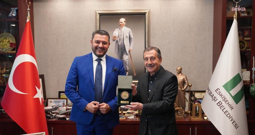 Tepebaşı Belediye Başkanı Ahmet Ataç, Bulgaristan Rodopi Belediye Başkanı Pavel