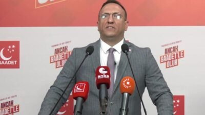 Saadet Partisi Genel Başkan Yardımcısı Sinan Tekin, “Sanayi çöküyor, suyumuz