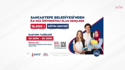 Sancaktepe Belediyesi, 2025 yılında üniversiteye yerleşen öğrencilerin eğitim giderlerine katkı