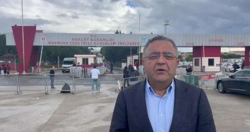 CHP Diyarbakır Milletvekili Sezgin Tanrıkulu, Silivri Cezaevi'nde tutuklu İstanbul Büyükşehir