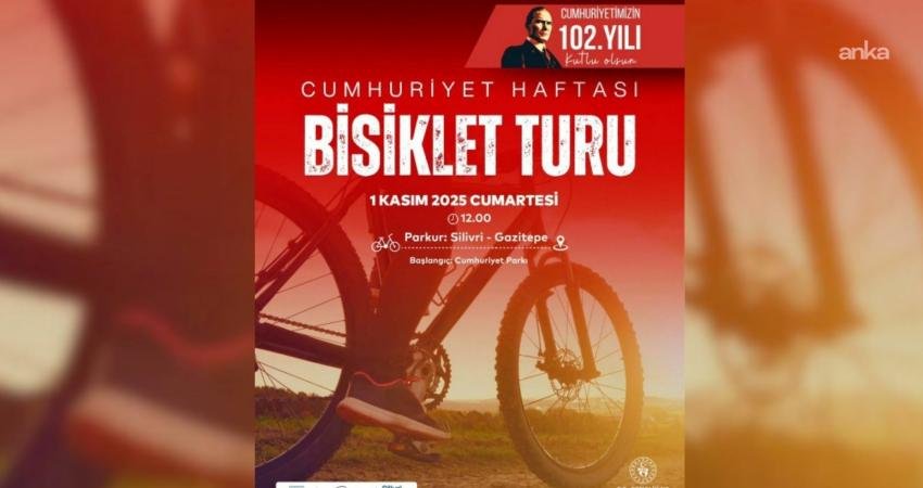 Silivri Belediyesi, 29 Ekim Cumhuriyet Bayramı dolayısıyla Cumhuriyet Haftası Bisiklet
