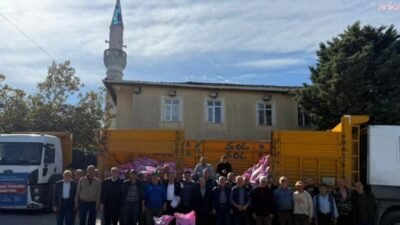 Silivri Belediyesi, belediye arazilerinde yetiştirilip hasat edilen buğday tohumlarını vatandaşlara