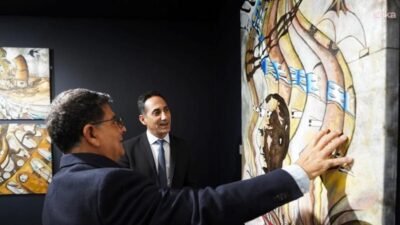 Sanatçı Erol Yıldırım’ın “Su Akar Yatağını Bulur” adlı resim sergisi,