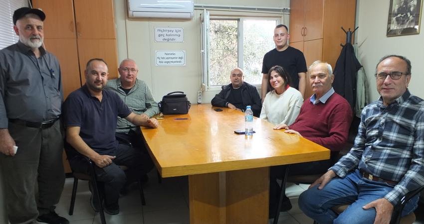 Balıkesir’in Burhaniye ilçesinde, Tariş Zeytin ve Zeytinyağı Birliği Başkanı Fikret
