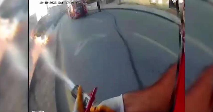 Mersin’in Tarsus ilçesinde, internet altyapı çalışması sırasında doğal gaz borusunun