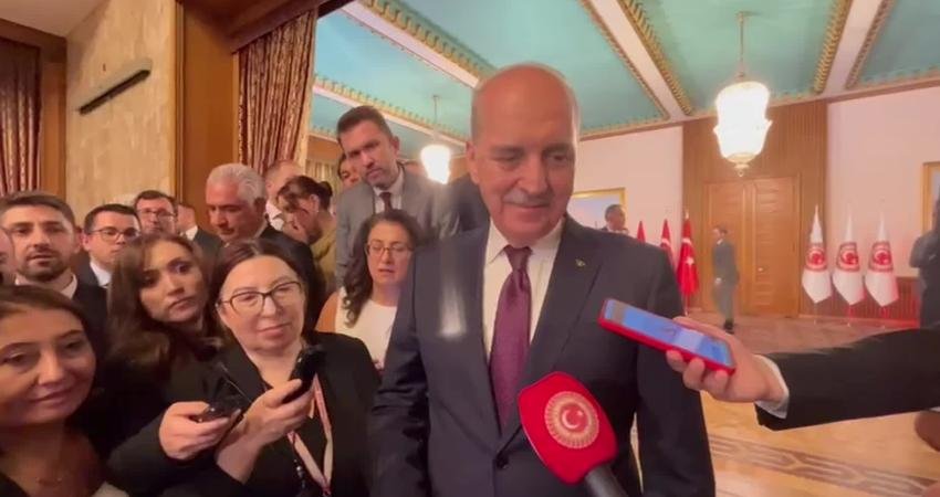 TBMM Başkanı Numan Kurtulmuş, Meclis açılış resepsiyonuna CHP'nin katılmamasına ilişkin