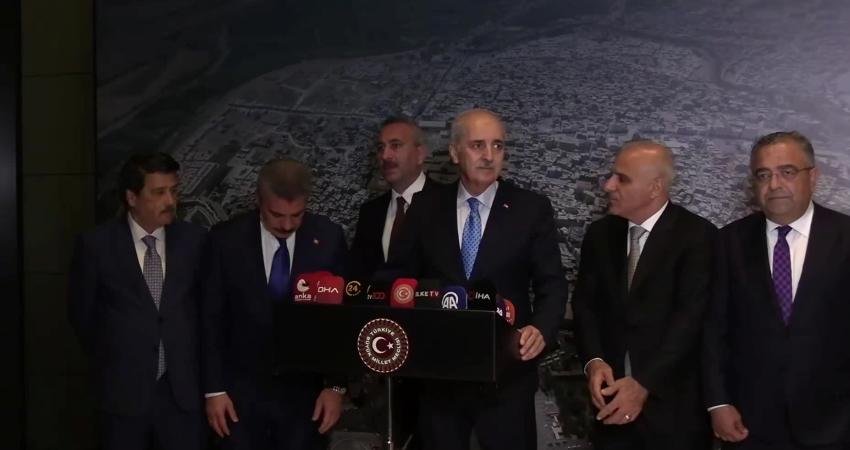 TBMM Başkanı Numan Kurtulmuş, Diyarbakır’da gazetecilerin "Milli Dayanışma, Kardeşlik ve