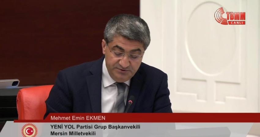 TBMM Genel Kurulu'nda konuşan İYİ Parti Grup Başkanvekili Buğra Kavuncu,