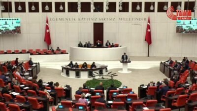 TBMM Genel Kurulu'nda DEM Parti tarafından 10 Ekim "Gar Katliamı"nın