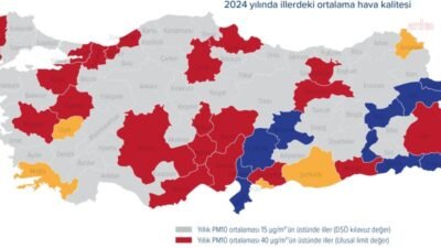 Temiz Hava Hakkı Platformu’nun (THHP) hazırladığı Kara Rapor 2025'te, Türkiye’nin