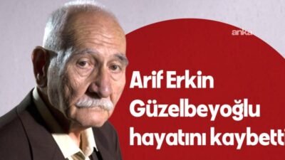 Tiyatro, sinema ve müzik dünyasının usta ismi Arif Erkin Güzelbeyoğlu,