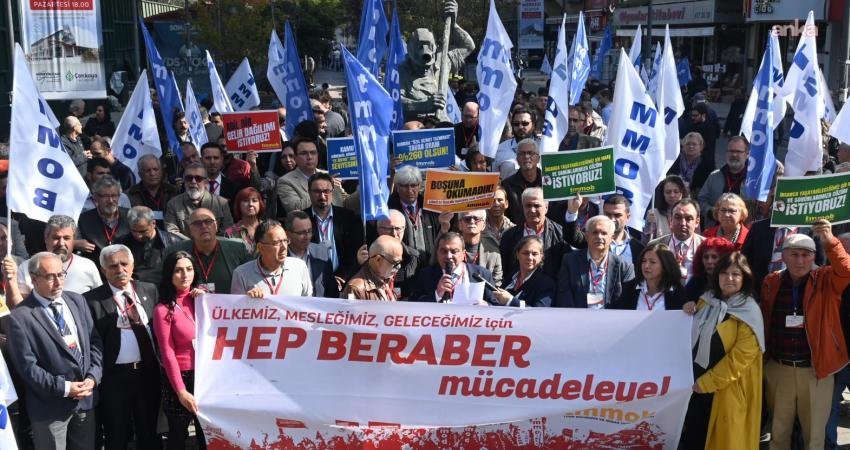 Türk Mühendis ve Mimar Odaları Birliği (TMMOB), Ankara'da "Mühendis, Mimar