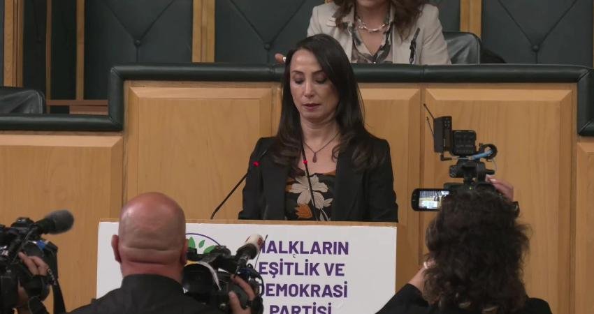 DEM Parti Eş Genel Başkanı Tülay Hatimoğulları, "Demokratik entegrasyon için