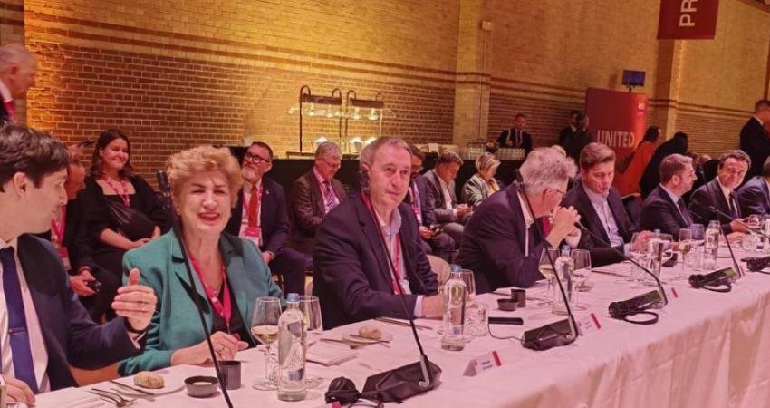 DEM Parti Eş Genel Başkanı Tuncer Bakırhan, Avrupa Sosyalistler Partisi’nin (PES)