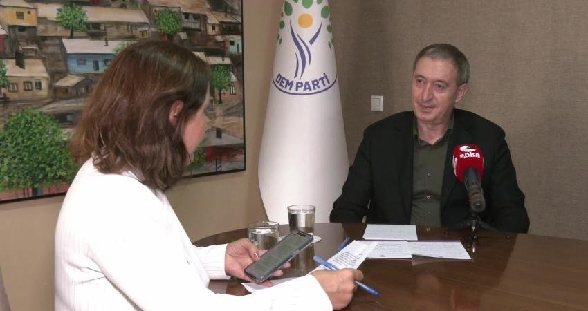 DEM Parti Eş Genel Başkanı Tuncer Bakırhan, “Silah bırakıldı; bir