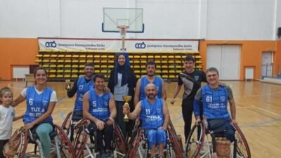 Bulgaristan’ın başkenti Sofya’da düzenlenen 5. Uluslararası Sofia-Balkan Tekerlekli Sandalye Basketbol