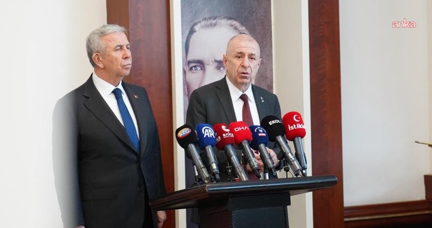 Zafer Partisi Genel Başkanı Ümit Özdağ, Ankara Büyükşehir Belediye (ABB) Başkanı