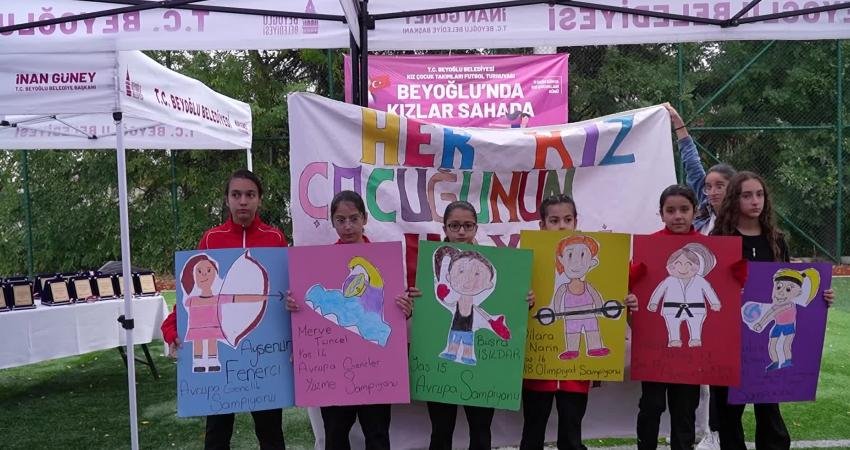 11 Ekim Dünya Kız Çocukları Günü kapsamında düzenlenen U13 Kız
