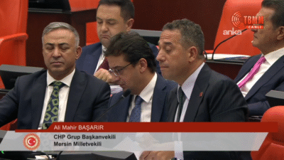 TBMM Genel Kurulu'nda konuşan CHP Grup Başkanvekili Ali Mahir Başarır,